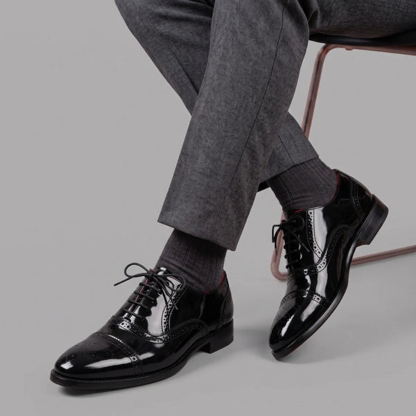 Classic Captoe Oxford - Black