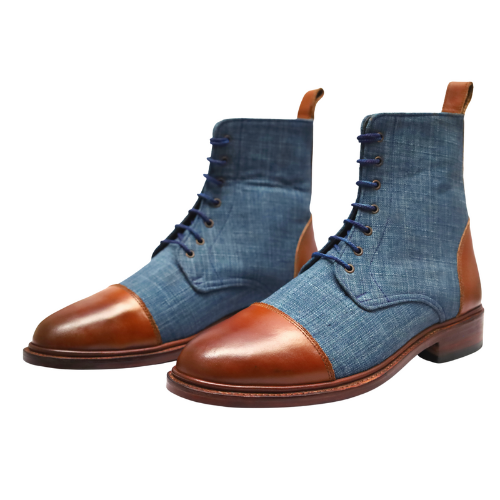 Handmade  Men’s Leather Boots  Premium Tailor-Made Footwear