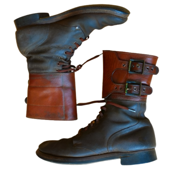 Handmade Men's Genuine Leather Army Boots